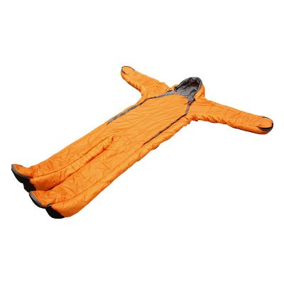 China Hybrid Type Wearable Human Shaped Sleeping Bag for sale