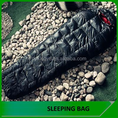 China Danyang Camping Mummy Goose Down Sleeping Bag 800 Fill 215*78*52cm for sale