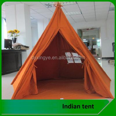 China Indian 100% Indian Cotton Tent Kids Tent Child Tent Outdoor Toy House Tent for sale