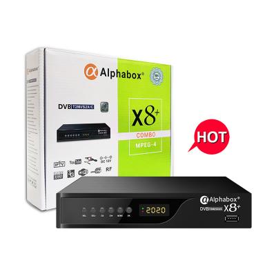 China Hot Selling Cccam Alphabox X8 TV Receiver Digital DVB T2 S2 Satellite Set Top Box ACDC for sale