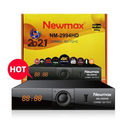 China HIGH QUALITY OTHER NEWMAX NM-2994HD DVB-T2+S2 1080P dvb T2 Combo dvb s2 with youtube cccam TV receiver for sale