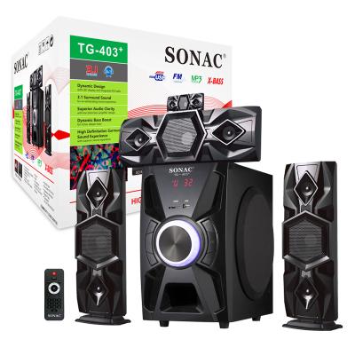 China No SONAC TG-403+ Stage Speaker Box Karaoke Stage Speaker System Professional Active 3.1 Speaker for sale