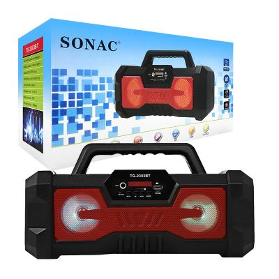 China No SONAC TG-2303BT Speaker Woofer Speaker Portable Wireless Speaker with USB BT for sale