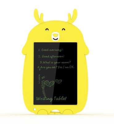 China 100000 Times Lifespan Best Wholesale High Quality 9 Inch Writing Board Ewriter Writing Board Cartoon Yellow Deer for sale