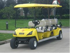 China 4KW Electric Car Golf Cart Four Wheeler 6 Passenger Golf Car for sale