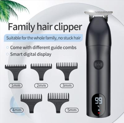 China MRY Professional Car Hair Shaver Barber Electric Hair Clipper Men LCD Display Electric Clipper for sale