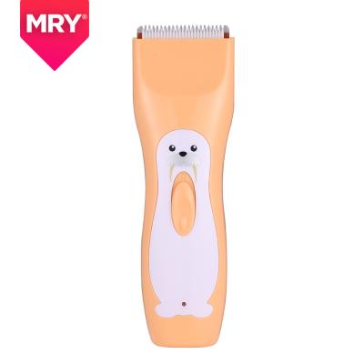 China Cute Baby Safety MRY Electric Hair Clipper Professional Low Noise Hair Shaver Trimmer For Baby for sale