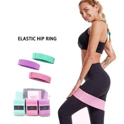 China 2021 Sports Workout Yoga Cotton Resistance Band Exercise Loop Bands Fitness Loop Stretch Band Equipment Training for sale