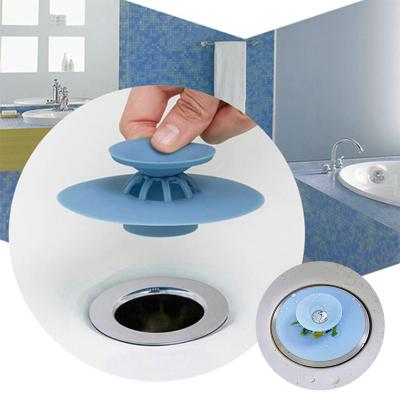 China Modern Silicone Floor Drain Deodorizer Protector Kitchen Sink Strainer Hair Filter Sink Protector Floor Drain Strainer for sale