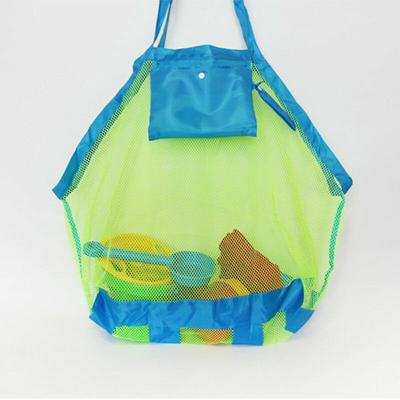 China New Viable Portable Kids Toys Storage Mesh Bags Swimming Large Beach Bag For Women Makeup Cosmetic Bag for sale