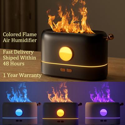 China Colorful RV Flame Air Humidifier Essential Oil Aroma Diffuser Drop Shipping Simulation Difusor Fire for sale