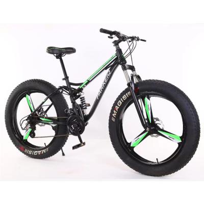 China Hot sale mountain bike/26 inch 21speed 4.0tire mountain bike double steel shock absorption system fat tire for sale