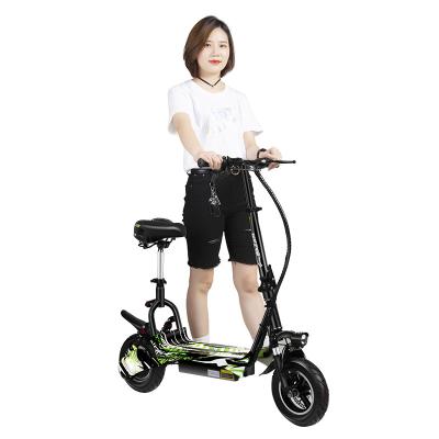 China 2021 new design 36V 5AH-20AH unisex lithium battery 10 inch electric bicycle folding scooter for sale