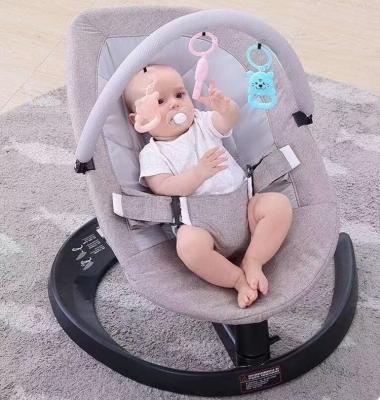 China Safety Confortable Baby Dining Chair New Baby Rocker Bouncer Comfort Chair Hot Sale Infant Swing Chair Lightweight Rocking Chair for sale