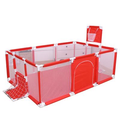 China Modern Indoor Cheap Large Size Pen Play Yard Baby Kids Plastic Foldable Playpens For Playground for sale