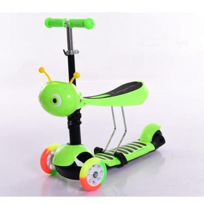 China Wholesale Aluminum Material Plastic 3 In 1 Times Kids Kick Scooter For Sale With PU Wheels for sale