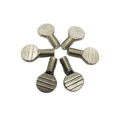 China Flat Screw 2022Racket Wave Stripe Thumb Screws for sale