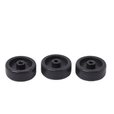 China Modern Simplicity Outer Diameter 30 Mm Height 10 Mm Inner Diameter 6.5 Mm Black PP Casters for sale