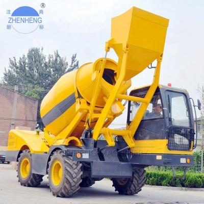 China Factory Mini Truck Automatic Concrete Mixer 3.5m3 Self Loading Concrete Mixer Truck for sale