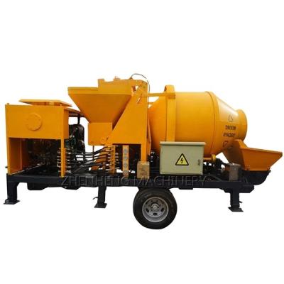 China Factory Prepared Diesel Concrete Pump JBS40R Concrete Mixer With Pump Concrete Pump Mixer for sale