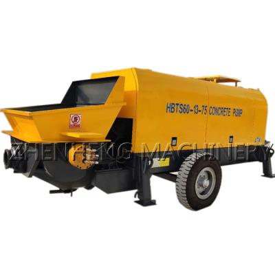 China Factory Manufacturer Supplier Trailer Concrete Pump HBTS60 Concrete Pump Electric Concrete Conveyor Pump for sale