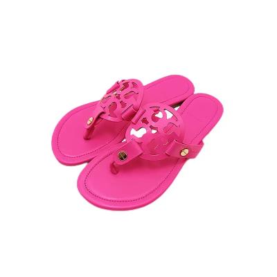 China Damping Ambition Free Sample Ladies Flat Sandals And Slippers For Lady Wholesale for sale