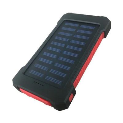 China Solar Panel Charging Solar Power Bank 10000MAH Dual USB Produced Mobile Power Bank Pocket From Factory for sale