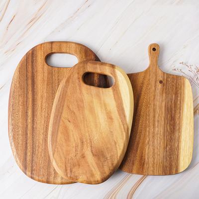 China Wholesale Acacia Cheese Board Stocked Wooden Serving Board Dificent Size Wooden Cheese Boards for sale