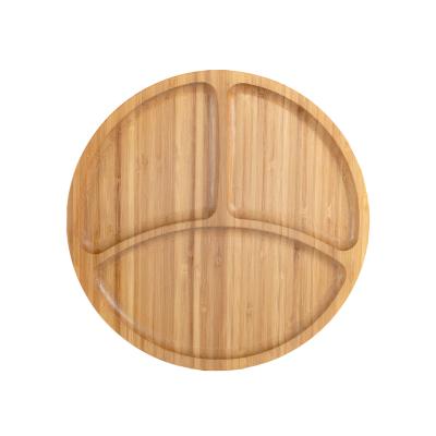 China Home.Restaurant.Bar.Hotel.Wedding. Markets promotion 100% natural bamboo grid fruit dish nut bamboo dishes 3 for sale