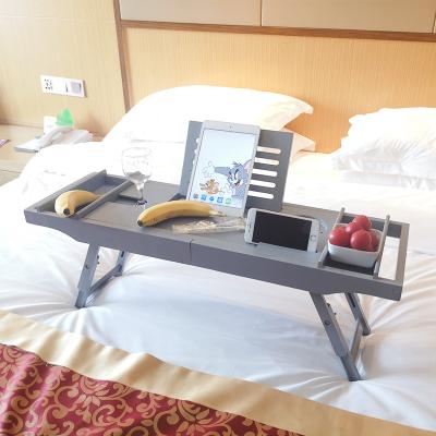 China Wholesale Multifunctional Viable Bed Desk Natural Expandable Bath Bamboo Bathtub Trolley Tray for sale