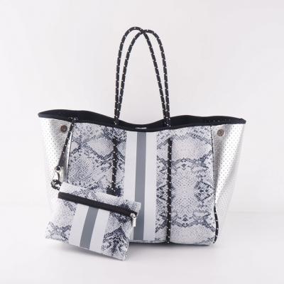 China High Quality Fashion 2 Pcs Ladies Fashion Printing Luxury Handbag For Women Tote Bag Shoulder Hand Bag Set for sale