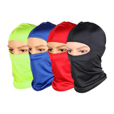 China Balaclava Magic Cloth Motorcycle Face Warmer Head Cover Windproof COMMON Neck Cloth Hat One Hole Mask Silk Scarf for sale