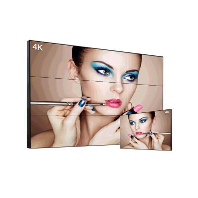 China 55 inch 1.8 super large lcd screen tv wall displaylcd fixed splicing video wall for sale