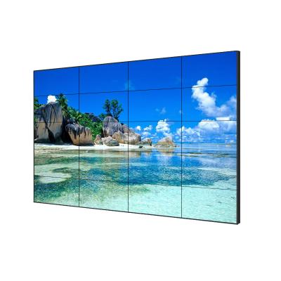 China Fixed Advertising Playing Equipment 55inch 1.8mm Inch Ultra Thin Wall Mounted LCD Screen Video Wall Splicing Signage Display for sale