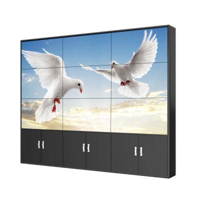 China 2x2 3x3 Panel Indoor Display 49 Inch 3.5mm Lcd 4k LCD Video Wall Splicing Advertising Display Splicing TV Wall for sale