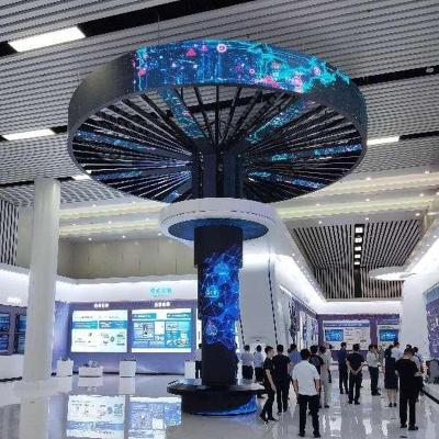 China P1.5/p2/p2.5/p3/p4 Indoor Indoor LED Display Arc LED Display HD LED Module Outdoor Shopping Mall Supermarket Display for sale