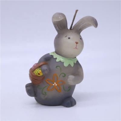 China New Unique Shape Design Easter Art and Craft Scented Robbit Shape Custom Candle for sale