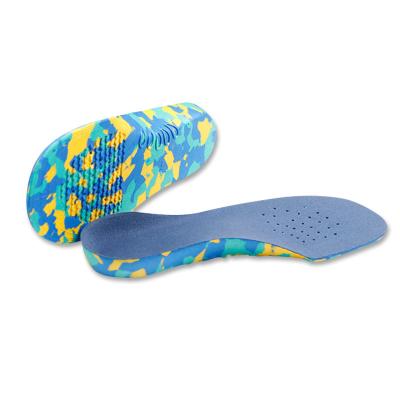 China Arch Support Shock Absorption Sports Shoe Insert EVA Arch Support Child Orthopedic Insoles for sale