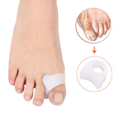 China Toe Pain Relief Silicone Bunion Corrector Gel Toe Cover Soft Toe Separator and Hammer Toe for sale