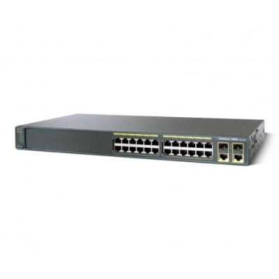 China LACP Used Original Catalyst WS-C2960-24PC-L 2960 Series 24 Ports LAN Base PoE Gigabit Switches for sale