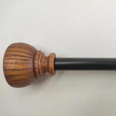 China Home Eco - Friendly Curtain Tiebacks Accessories Curtain Rod Wood Finial Curtain Rod for sale