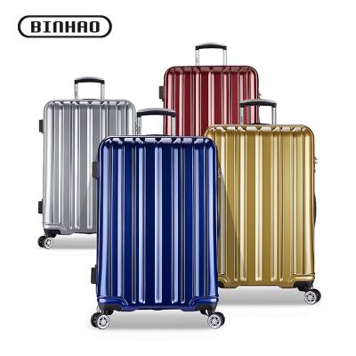 China Hard Shell Trolley Luggage BH1549HA OEM ODM Custom 3 Pcs Set Rolls Trolley Luggage Fit Maker Unique Travel Luggage Sets Unock Material Kind for sale