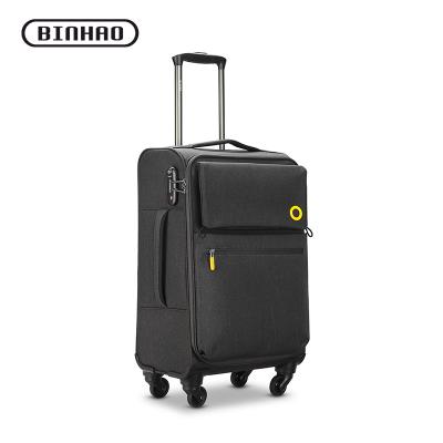 China Shell Trolley Luggage BINHAO Oxford Fabric Trolley Cloth Trolley Hard Large Capac 3 Pieces Cloth Luggage 3 Sets 6686tb for sale