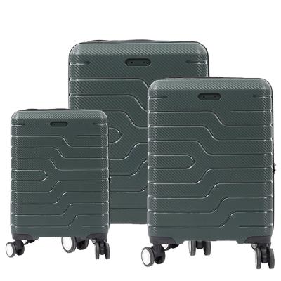 China Hard Shell Trolley Luggage BH 22013 BINHAO pp Luggage Sets Wholesale TSA Lock Trolley Luggage Sets Suitcase Factory 3 Set Luggage Unisex Style for sale