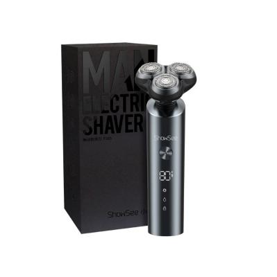 China Household Xiaomi Youpin ShowSee F305-GY Smart Electric Shaver LED Display Wet Dry Wet Beard Trimmer for sale