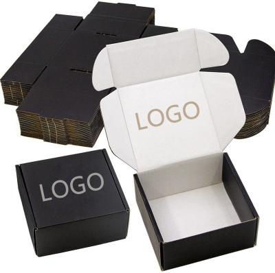 China Low Price Recyclable Black Mailer Box Custom Mailer Boxes Mailer Mailing Box for sale