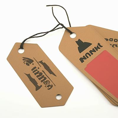 China New Viable Hot Sale Supplier Factory Brand Jeans Tags Hang Tags Wholesale Kraft Paper Tagstags for sale