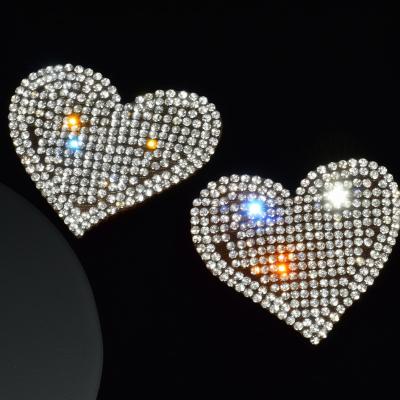 China Environment Inspection Most Fashionable Heat Transfer Rhinestone Crystal Rhinestone Bodice Applique Custom Rhinestone for sale