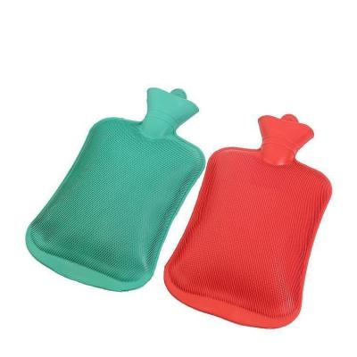 China 2000ml FLANNEL Foot Warmer Hot Water Bag Making Cover With Rubber Hot Water Bottle for sale