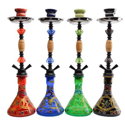 China Unique Wholesale Aluminum Hookah Accessories Glass Portable Custom Hookah Shisha for sale